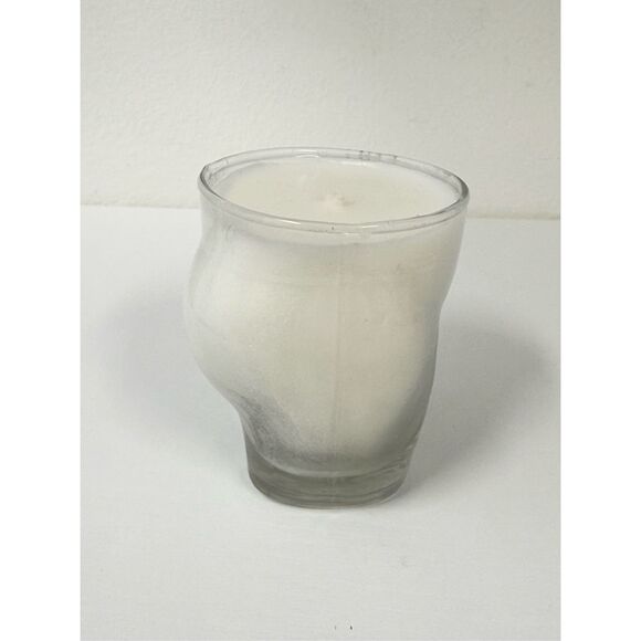 Anissa Kermiche Popotin Bum Candle Glass Clear White 100G - Picture 3 of 5